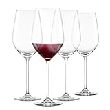 SCHOTT ZWIESEL Bordeaux Rotweinglas Fortissimo (4er-Set), edle Bordeauxgläser...