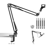 NEEWER BASICS Mikrofonarmständer, Scherenarm Mikrofonarm Tischhalterung mit...