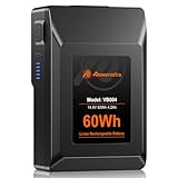 Powerextra V-Mount Ersatzakku 4200mAh 60Wh für BP-95W, mit D-TAP, USB-A und...
