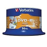 Verbatim DVD-R 16x Matt Silver 4.7GB, 50er Pack Spindel, DVD Rohlinge...