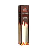 KaminoFlam Streichhölzer lang - Grill Kamin Hölzer 20cm - Lange Zündhölzer...