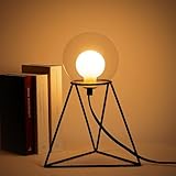 Lamptobe Industrielle Tischlampe fürs Schlafzimmer - Minimalistische...