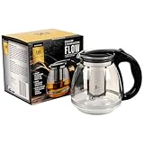 KARL HAUSMANN Glas Teekanne mit Siebeinsatz - 1.5L - Teekanne Glas - Teekanne...