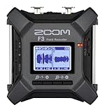 ZOOM F3 Field Recorder – Kompakter 2-Spur-Audiorekorder mit...