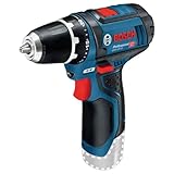 Bosch Professional 12V System Akku Bohrschrauber GSR 12V-15 (ohne Akku/...