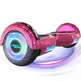 MEGA MOTION Hoverboard, 6,5 Zoll mit Bluetooth-Lautsprecher und LED-Radlichtern,...