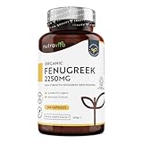 Bockshornklee Fenugreek 750mg Bockshornklee kapseln - Bis zu 2250 mg Täglich -...