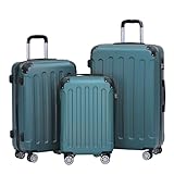 BEIBYE 2045 Zwillingsrollen 3tlg. Reisekoffer Koffer Kofferset Trolleys...