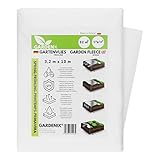GARDENIX Frostschutz Pflanzen Wachstumsvlies - Gartenvlies Hochbeet 3.2m x 10m...