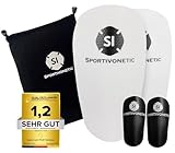 SPORTIVONETIC® High Performance Schienbeinschoner Anpassbar für Fußball,...