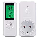 Kabellose Temperaturgesteuerte Steckdose, digitaler Steckerthermostat Auslass...