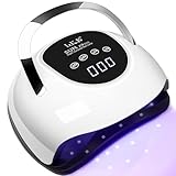 UV Lampe für Gelnägel, 220W Professioneller Schneller UV Lampe nägel mit 4...