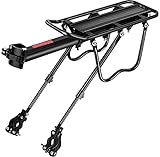 SPGOOD Fahrrad Gepäcktrager Set [24-29 Zoll ]- Einstellbare Universal...
