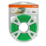 Stihl 9302418 Mähfäden rund und leise Rolle 2,0 mm 60 m, Grün