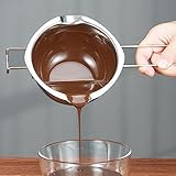 Karkar Kerzen Schmelztopf 600ml Wasserbad Schmelzschale - Edelstahl 304...