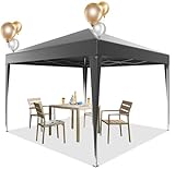 Devoko Pavillon Wasserfest 3x3m Wasserdicht Stabil | Faltpavillon Faltbar...