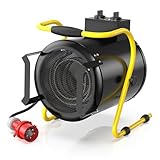 DAHTEC Industrie Heizgerät 5000 Watt Heizlüfter Große Räume mit Thermostat &...