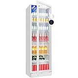Bomann® Kühlschrank mit Glastür | Getränkekühlschrank abschließbar | 6...