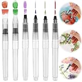 Wassertankpinsel Aquarell 6 Stück Wassertankpinsel Stifte Pinsel mit...