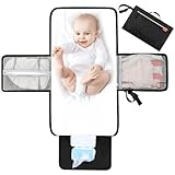 Lekebaby Wickelunterlage Wickelunterlage Tragbare Wickelunterlage Baby Reise...