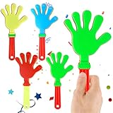 Piriuuo 4 Stück Handklöppel, Krachmacher Handklatscher Kunststoff Handklöppel...