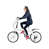 CUMELLIIR 20 Zoll Fahrrad Klappbar, Klapprad Erwachsene Leicht 6-Gang...