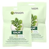 Garnier Konjac Pflanzlicher Reinigungs-Schwamm, Naturkosmetik, Konjac Schwamm,...