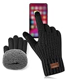 FORVEVO Handschuhe Herren Damen,Winterhandschuhe Touchscreen,Thermo...