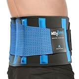MEDiBrace Rückenstützgürtel Rückenbandage, Lendenwirbelstütze für unteren...