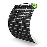 ECO-WORTHY 130 Watt 12 Volt Flexibles Monokristallines Solarpanel Solarmodul...
