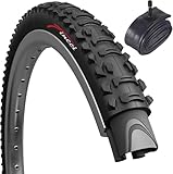 Fincci Hybrid MTB Mountain Bike Bicycle Tyres 50-559 Tyres 26 x 1.95 & Schrader...