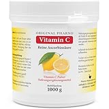 Vitamin C Pulver - Reine Ascorbinsäure - Apotheken Qualität 1 kg | 1 Dose mit...