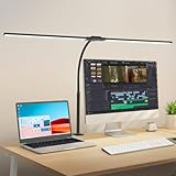 OUTON LED Schreibtischlampe 85,5 CM Doppelkopf – 1600LM Helligkeit,...