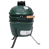vidaXL Kamado Grill Smoker 2-in-1 Holzkohlegrill Kugelgrill Standgrill...
