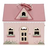 Little Dutch 7116 FSC Holz Puppenhaus tragbar rosa