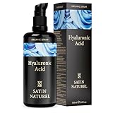 Satin Naturel Hyaluron Serum Hochdosiert 100ml – Bio Hyaluronsäure Serum...