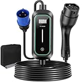 EV ladegerät Typ 2 Ladekabel, Mobile Ladestation für Elektrofahrzeuge 7,4kW...
