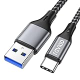 RAVIAD USB C Kabel 1M, USB C Ladekabel, USB 3.0 & QC 3.0 Schnellladekabel USB C...