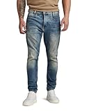 G-STAR RAW Herren D-Staq 3D Slim Jeans, Blau (medium aged D05385-8968-071), 32W...