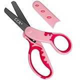 CCR Kinderschere, Schere Kinder 13,5 cm Schwarz Beschichtete Kinderschere mit...