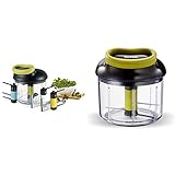 Tefal K13210 5-Sekunden-Zerkleinerer ohne Strom, 900ml; schwarz/grün & K13204...