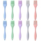 10 Stück Silikonpinsel, Küchenpinsel und Backpinsel Set, Spülmaschinenfest...