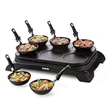 DOMO DO8710W Gourmetset - 2-in-1 Wok und Pfannkuchenplatte - Inklusive...