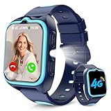 Baolubao Smartwatch Kinder mit SIM-Kartensteckplatz, LBS+WLAN+GPS-Tracker, Uhr...