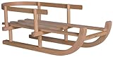 Holz-Wenzel 350413 - Puppenschlitten Schneeflöckchen, aus Buchenholz, ca. 50 x...