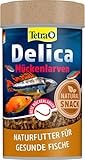 TetraDelica Bloodworms, Naturfutter für Zierfische, enthält zu 100 Prozent...