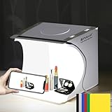 PULUZ Mini-Fotostudio-Lichtbox, tragbar, faltbar, Foto-Beleuchtungszelt-Set mit...