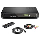 1080P HD Blu-ray Player für TV, Kompakter Bluray Player/DVD-Player mit...