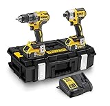 DEWALT 18V XR Brushless Twin Kit – Enthält einen Brushless...