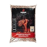 LANDMANN Grillpellets Buche 10kg | Für die besonders rauchige Note | Für...